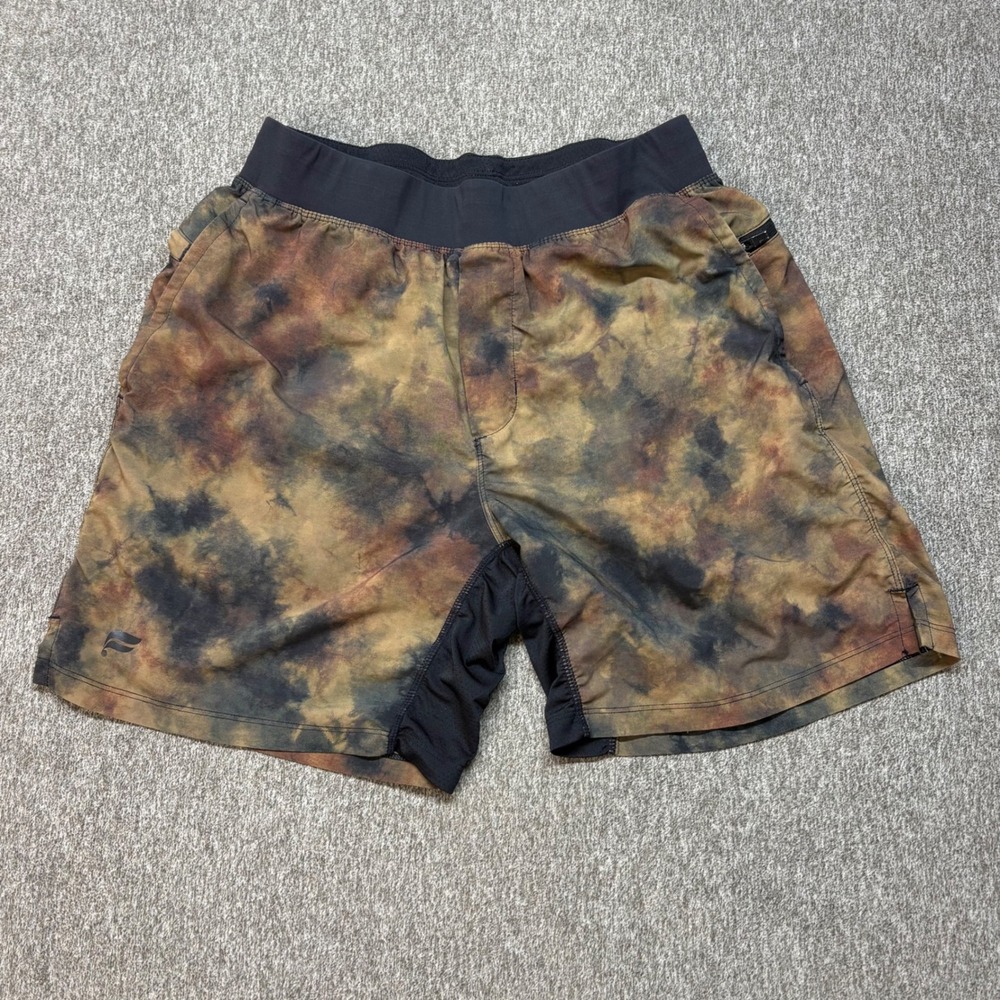 Fabletics The Franchise Athletic Shorts‎ Tie Dye Athletic Shorts Lined Large 6"